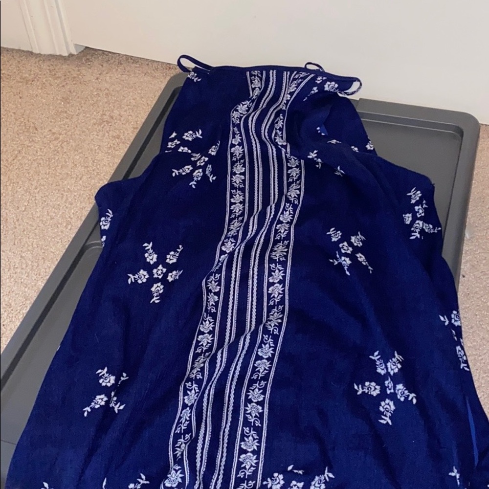 Blue and white lulus dress